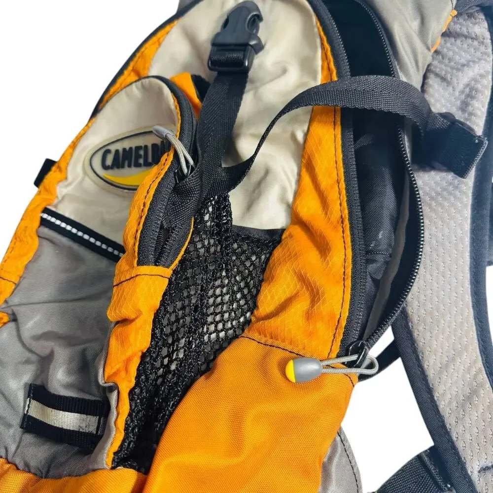 Camelbak Mini Mule Hydration Backpack Orange Gray Hiking Cycling Pack